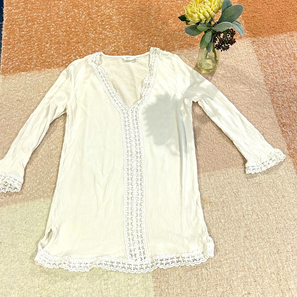 White Beach Coverup